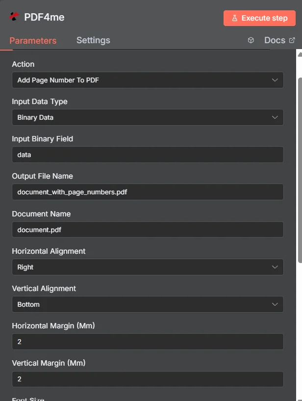 Ajouter un numéro de page au PDF